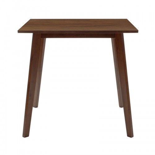 Τραπέζι Benson pakoworld MDF σε καρυδί απόχρωση 80x80x75εκ