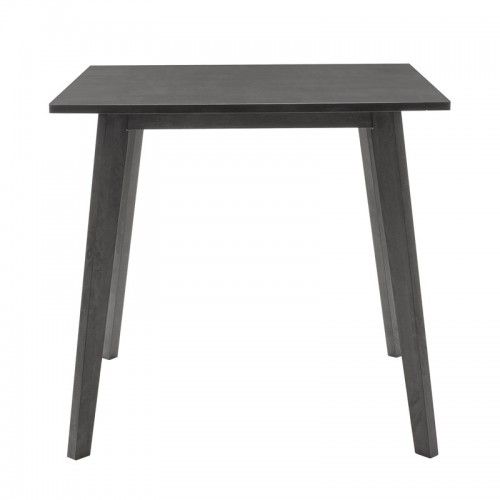 Τραπέζι Benson pakoworld MDF σε rustic grey απόχρωση 80x80x75εκ