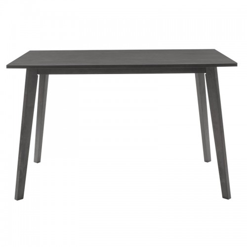 Τραπέζι Benson pakoworld MDF σε rustic grey απόχρωση 120x75x75εκ