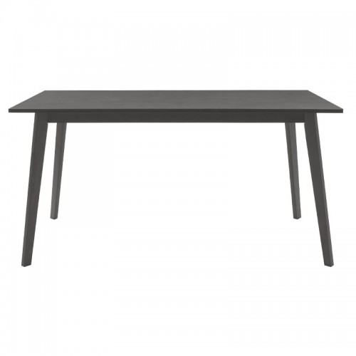 Τραπέζι Benson pakoworld MDF σε rustic grey απόχρωση 150x90x75εκ