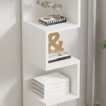 Ραφιέρα επιδαπέδια Pratel pakoworld σε λευκή απόχρωση 25x27x95εκ