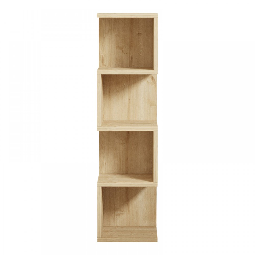 Ραφιέρα επιδαπέδια Pratel pakoworld σε oak απόχρωση 25x27x95εκ