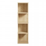 Ραφιέρα επιδαπέδια Pratel pakoworld σε oak απόχρωση 25x27x95εκ