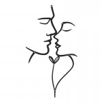 Διακοσμητικό τοίχου Lovia pakooworld μαύρο μεταλλικό 28x1,5x50εκ