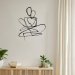 Διακοσμητικό τοίχου Emensa pakooworld μαύρο μεταλλικό 40x1,5x50εκ