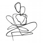 Διακοσμητικό τοίχου Emensa pakooworld μαύρο μεταλλικό 40x1,5x50εκ