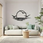 Διακοσμητικό τοίχου Kenfio pakooworld μαύρο μεταλλικό 60x1,5x40εκ