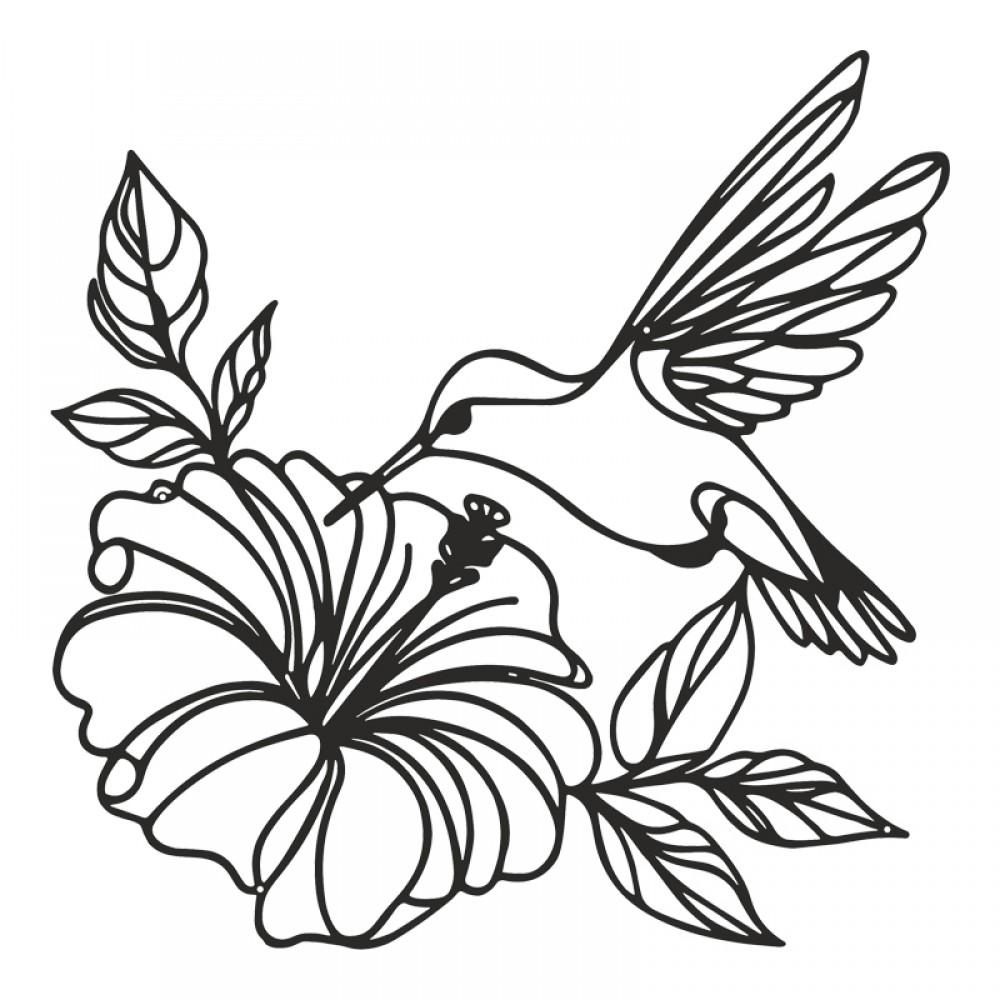 Διακοσμητικό τοίχου Folou pakooworld μαύρο μεταλλικό 60x1,5x60εκ