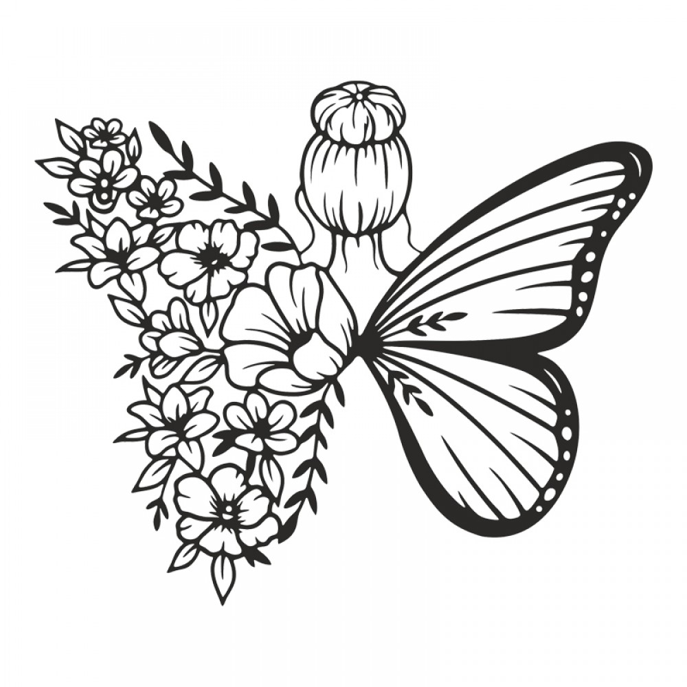 Διακοσμητικό τοίχου Terfia pakooworld μαύρο μεταλλικό 60x1,5x60εκ