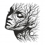 Διακοσμητικό τοίχου Solfy pakooworld μαύρο μεταλλικό 80x1,5x80εκ