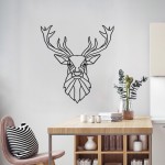 Διακοσμητικό τοίχου Stagio pakooworld μαύρο μεταλλικό 40x1,5x40εκ