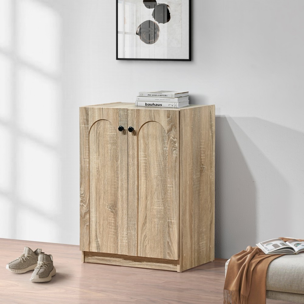 Παπουτσοθήκη-ντουλάπι Ambera pakoworld σε sonoma απόχρωση 60x36.5x81.5εκ