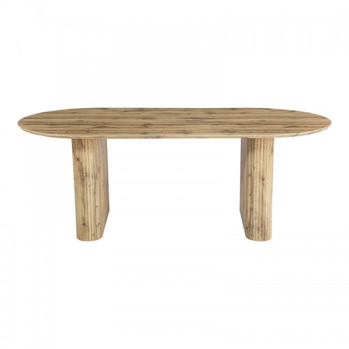 Τραπέζι Nembou pakoworld mdf σε oak απόχρωση 210x100x76εκ