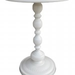 Βοηθητικό τραπέζι Anesor pakoworld μέταλλο σε κρεμ απόχρωση Φ40x52εκ