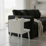 Βοηθητικό τραπέζι Cubino pakoworld μέταλλο σε κρεμ απόχρωση 35x35x50εκ