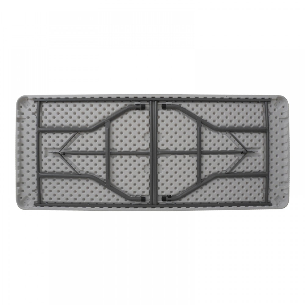 Τραπέζι catering-συνεδρίου Preventa pakoworld πτυσσόμενο λευκό μονοκόμματη επιφάνεια 180x74x74εκ