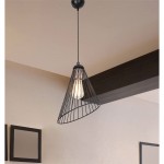Φωτιστικό οροφής μονόφωτο PWL-1192 pakoworld Ε27 μαύρο μέταλλο Φ24x83εκ