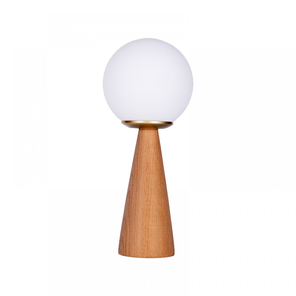 Επιτραπέζιο φωτιστικό Seziko pakoworld Ε27 σε φυσική απόχρωση Φ15x37εκ