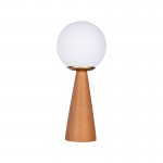 Επιτραπέζιο φωτιστικό Seziko pakoworld Ε27 σε φυσική απόχρωση Φ15x37εκ