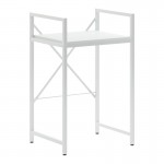 Ραφιέρα στήριξης πλυντηρίου - στεγνωτηρίου Delavar pakoworld μέταλλο λευκό 72x60x116εκ