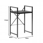 Ραφιέρα στήριξης πλυντηρίου - στεγνωτηρίου Delavar pakoworld μέταλλο λευκό 72x60x116εκ