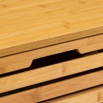 Συρταριέρα Sicela pakoworld μπαμπού σε φυσική απόχρωση 40x30x97.5εκ