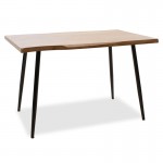 Τραπεζαρία Neve-Parker pakoworld σετ 5τμχ 120x80x75εκ