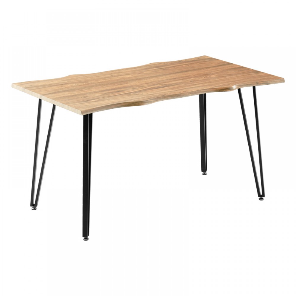 Τραπεζαρία Ditta-Izzac pakoworld μόκα- sonoma140x80x76εκ