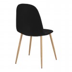 Τραπεζαρία Manka-Bella pakoworld σετ 5τεμ σε sonoma απόχρωση 110x80x70εκ