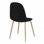 Τραπεζαρία Manka-Bella pakoworld σετ 5τεμ σε sonoma truffle απόχρωση 110x80x70εκ