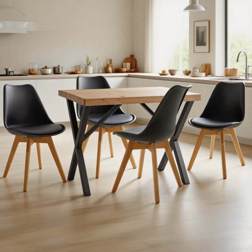 Φοιτητικό πακέτο επίπλων κουζίνας Delight pakoworld σετ 5τεμ