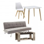 Φοιτητικό πακέτο επίπλων Smoothness pakoworld σετ 5τεμ