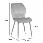 Τραπεζαρία με Καρέκλες Jelour Σάπιο Μήλο και Τραπέζι Titta Γυαλί 120x70x75εκ Σετ 5τεμ