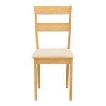Τραπεζαρία Dallan Country pakoworld 7τεμ σε φυσική απόχρωση rubberwood 120-150x80x74εκ