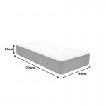 Στρώμα Sleepy pakoworld bonnel spring διπλής όψης 27cm 90x200εκ