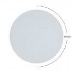 Επιφάνεια τραπεζιού Melody pakoworld HPL λευκό μαρμάρου Φ60εκ πάχους 12mm