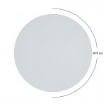 Επιφάνεια τραπεζιού Skyline pakoworld Werzalit ivory Φ70εκ πάχους 25mm