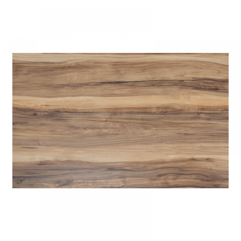 Επιφάνεια τραπεζιού Noble pakoworld Werzalit καρυδί 120x80εκ πάχους 35mm