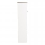 Ντουλάπα κουζίνας Rowan pakoworld σε λευκή-sonoma απόχρωση 60x42x182εκ