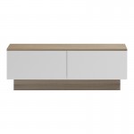 Τραπέζι σαλονιού Winey pakoworld σε sonoma-λευκή απόχρωση 90x60x31.5εκ