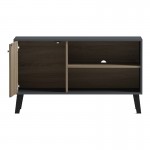 Έπιπλο τηλεόρασης Tuscany pakoworld sonoma-ανθρακί 100x40x51εκ