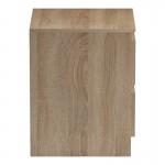 Κομοδίνο Verena pakoworld sonoma-λευκό 40x40x50εκ