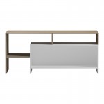 Τραπέζι σαλονιού Consa pakoworld sonoma - λευκό 120x60x52.8εκ