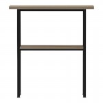 Κονσόλα Solain pakoworld sonoma-μαύρο μέταλλο 79x29x85εκ