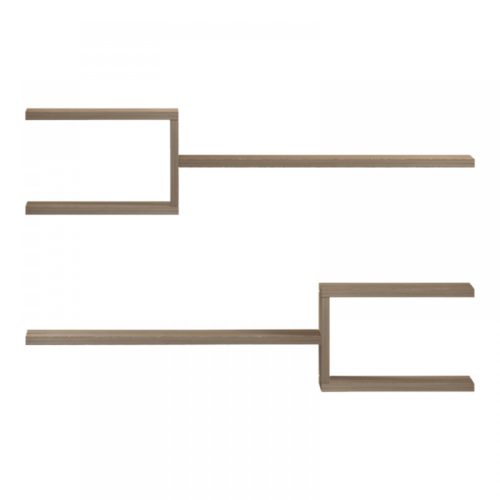 Ραφιέρα τοίχου Galler pakoworld sonoma 79x19.5x18εκ