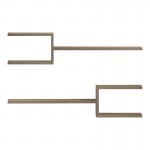 Ραφιέρα τοίχου Galler pakoworld sonoma 79x19.5x18εκ