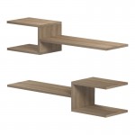 Ραφιέρα τοίχου Galler pakoworld sonoma 79x19.5x18εκ