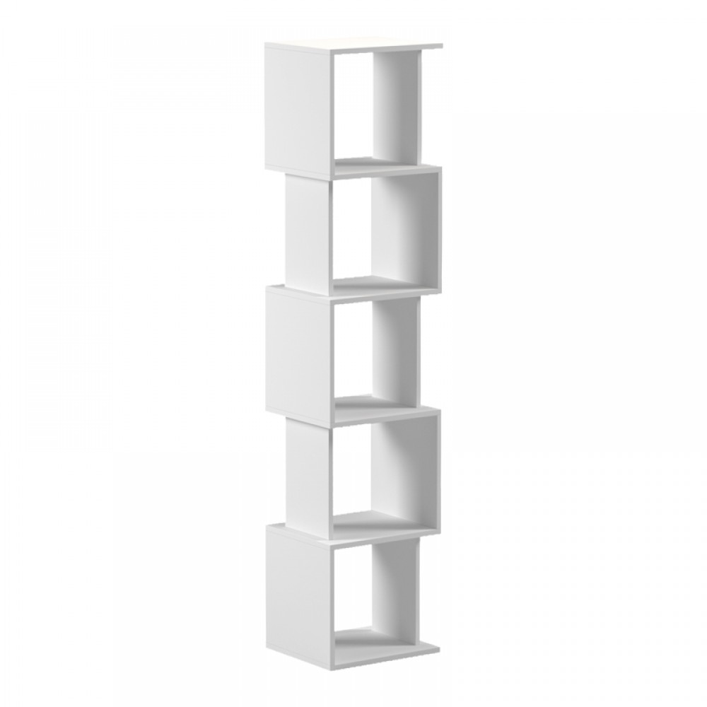 Βιβλιοθήκη Cubik pakoworld λευκό 35x30x161εκ