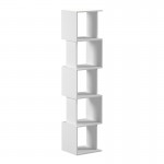 Βιβλιοθήκη Cubik pakoworld λευκό 35x30x161εκ