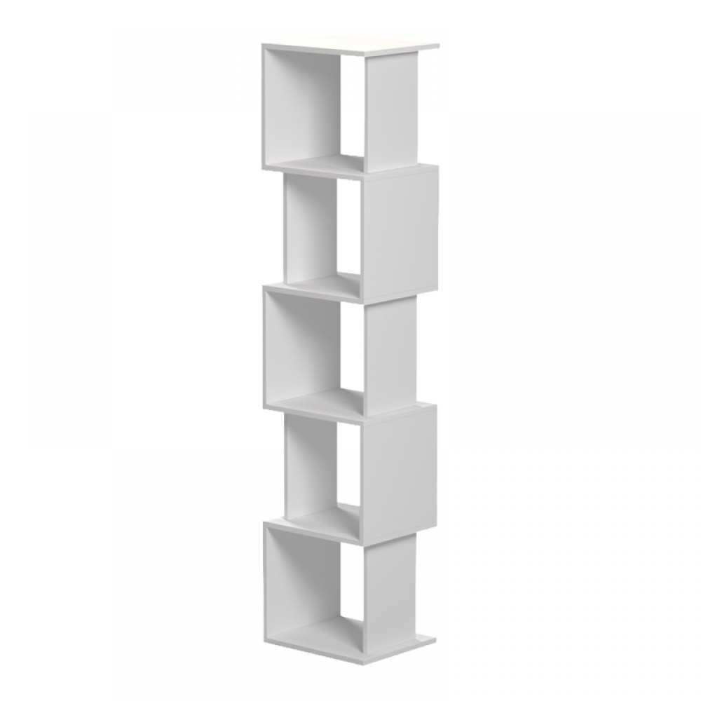 Βιβλιοθήκη Cubik pakoworld λευκό 35x30x161εκ
